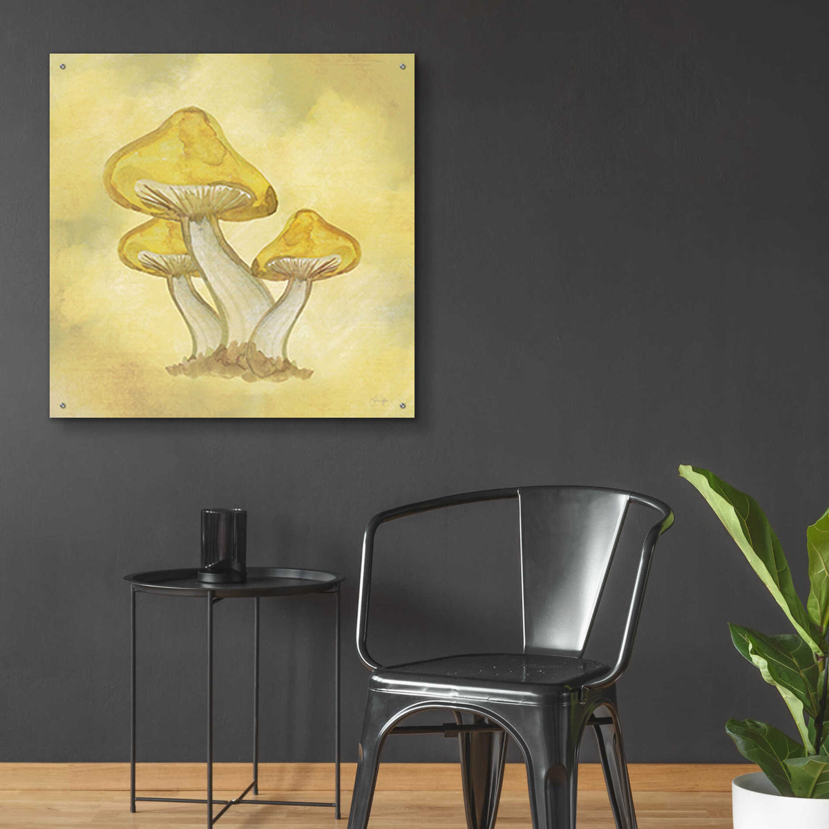 Epic Art 'Strangest of Places' by Yass Naffas Designs, Acrylic Glass Wall Art,36x36