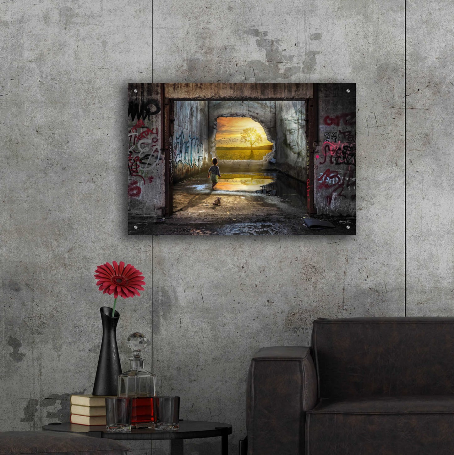 Epic Art 'The Great Beyond' by Alan, Acrylic Glass Wall Art,36x24