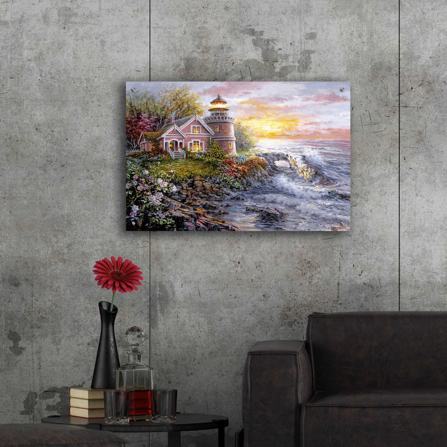 Epic Art 'Seafarer's Vigilant Sentry' by Nicky Boehme, Acrylic Glass Wall Art,36x24