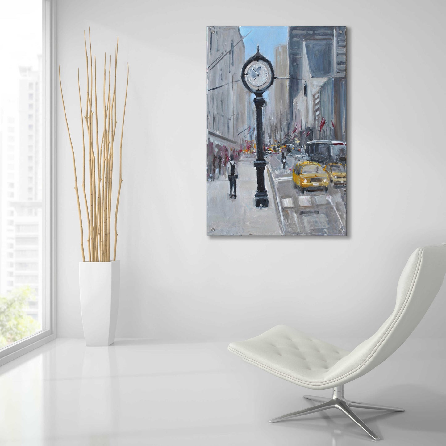 Epic Art 'City Streets' by Jadei Graphics, Acrylic Glass Wall Art,24x36