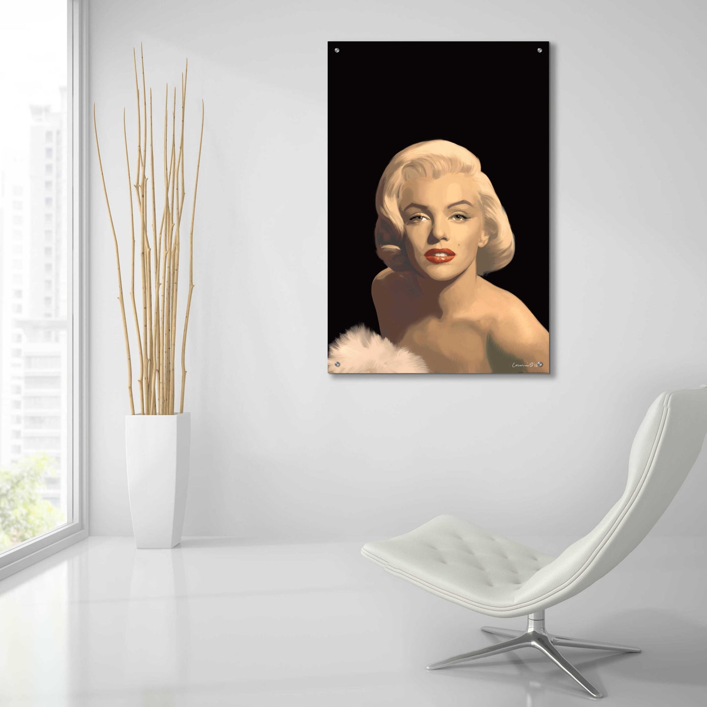 Epic Art 'Classic Beauty In Black' by Chris Consani, Acrylic Glass Wall Art,24x36