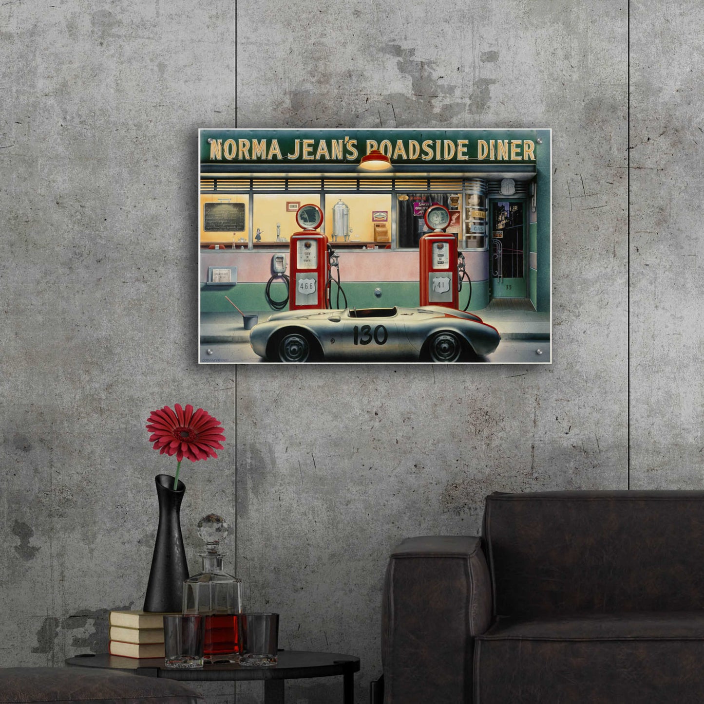 Epic Art 'Destiny Highway Rev Puzzle' by Jadei Graphics, Acrylic Glass Wall Art,36x24