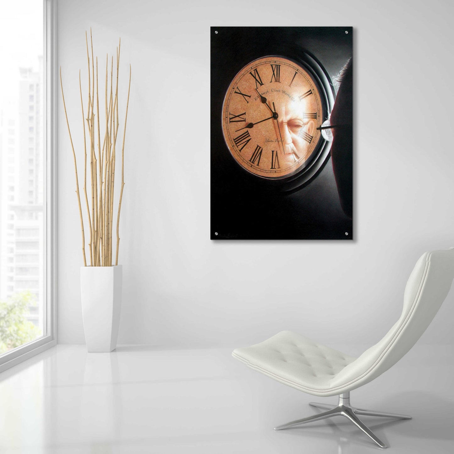 Epic Art 'Time to Reflect' by Cecile Baird, Acrylic Glass Wall Art,24x36