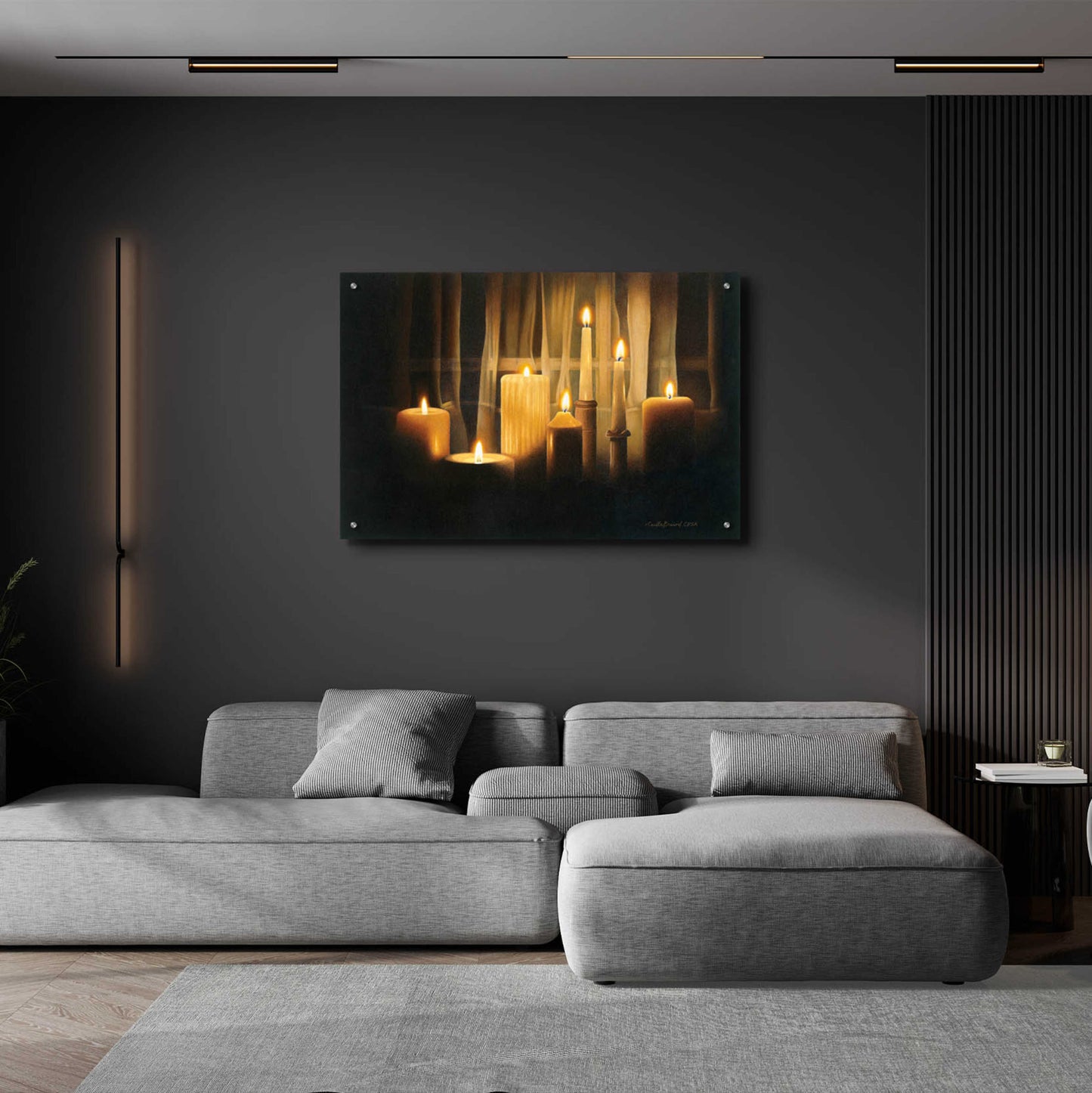 Epic Art 'Burning Bright' by Cecile Baird, Acrylic Glass Wall Art,36x24