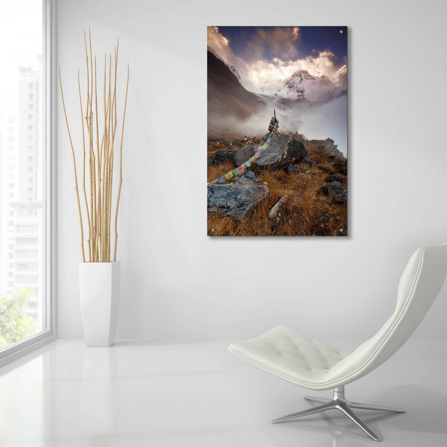 Epic Art 'Annapurna South' by Everlook Photography, Acrylic Glass Wall Art,24x36