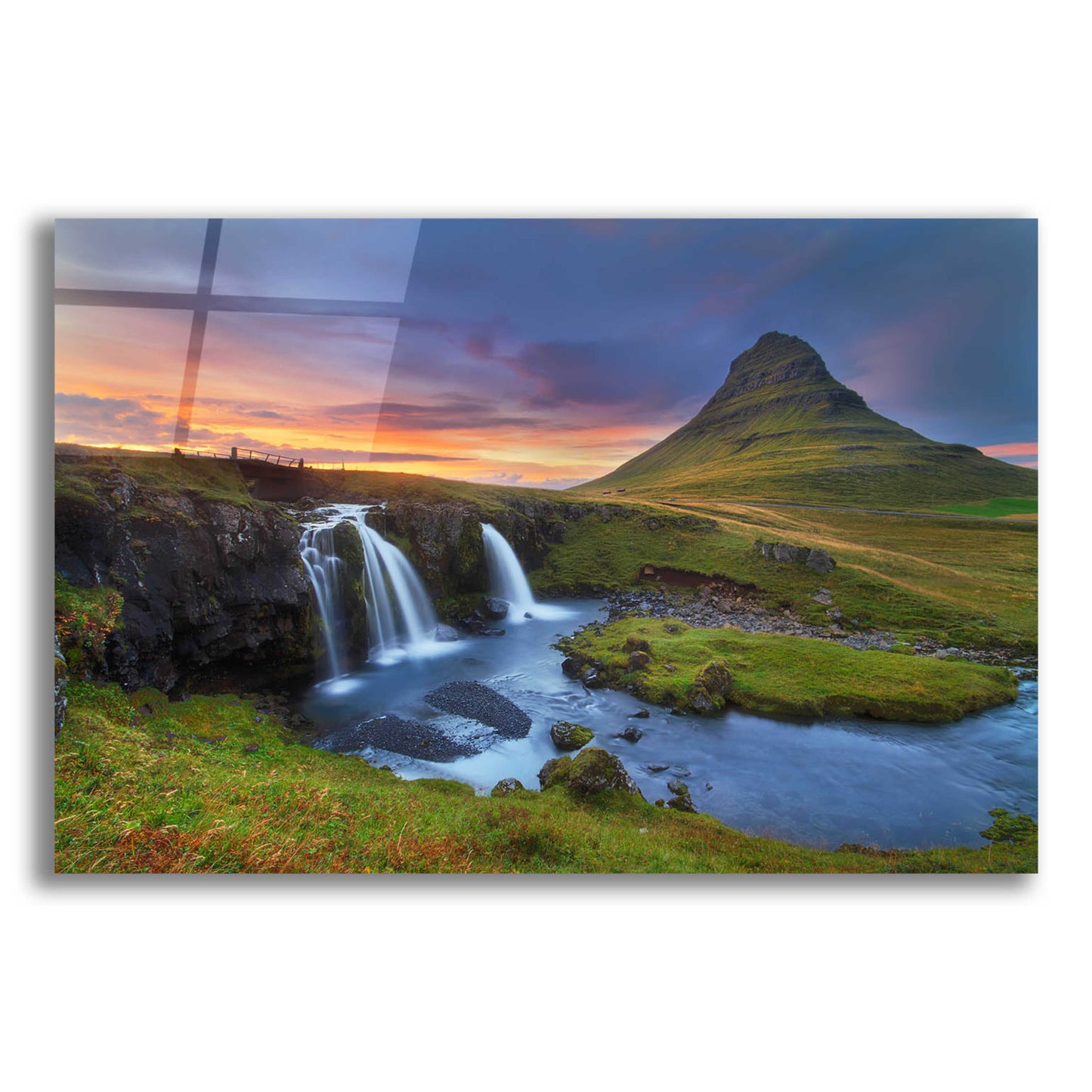 Epic Art 'Kirkjufell' by Everlook Photography, Acrylic Glass Wall Art,24x16