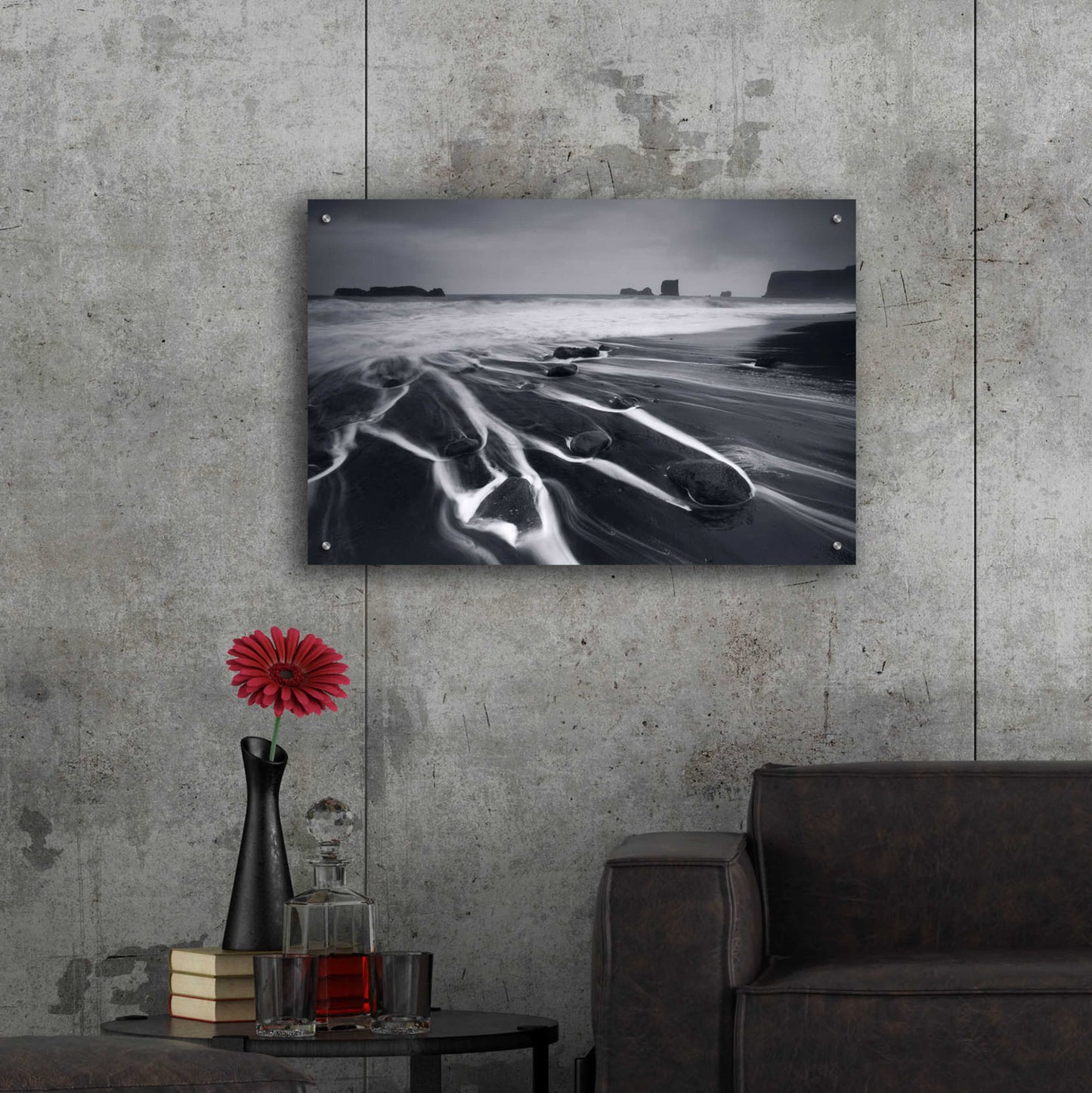 Epic Art 'Kirkjufjara' by Everlook Photography, Acrylic Glass Wall Art,36x24