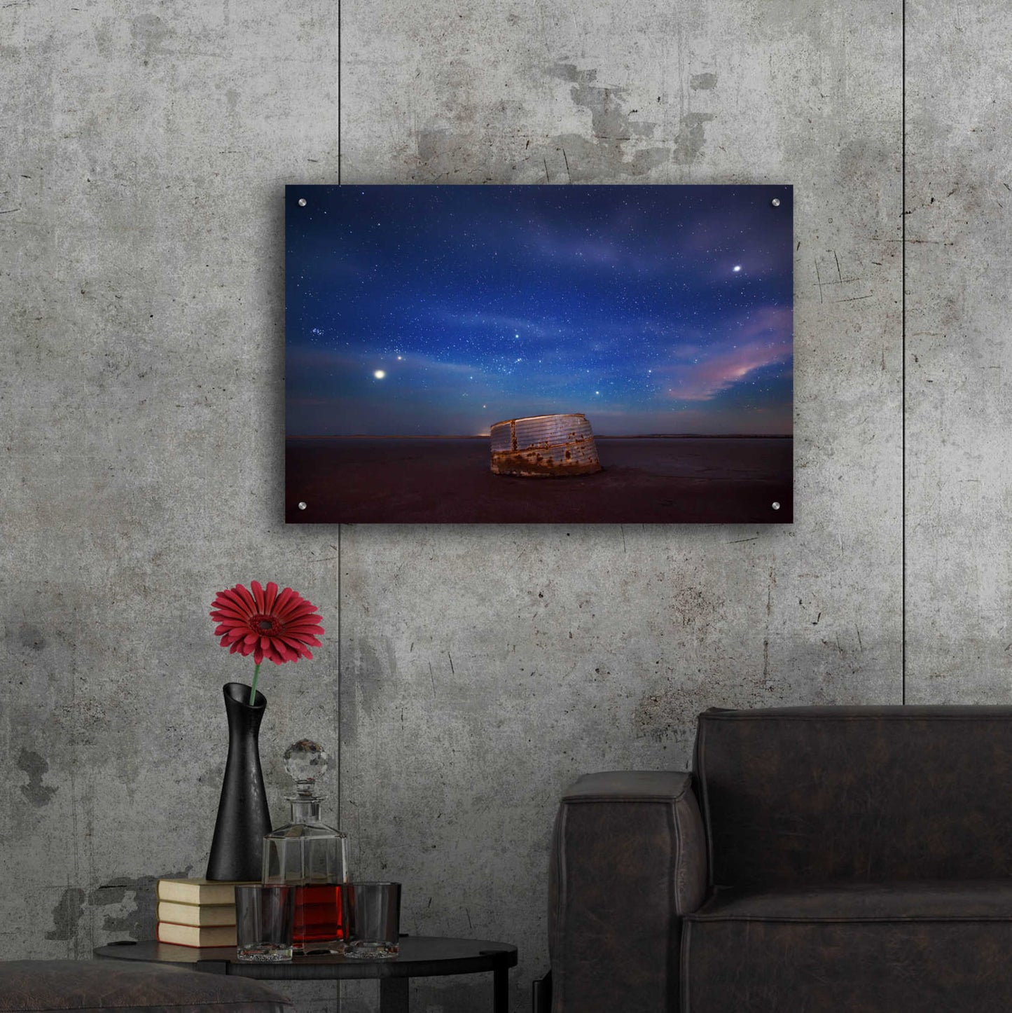 Epic Art 'Lake Bumbunga' by Everlook Photography, Acrylic Glass Wall Art,36x24