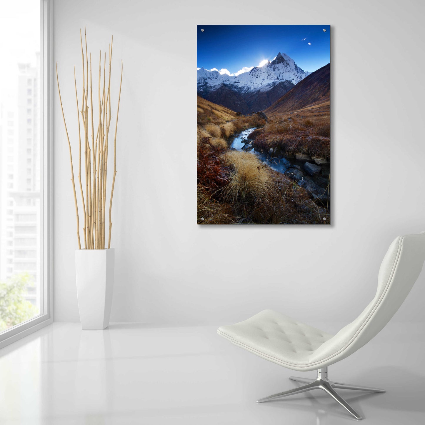 Epic Art 'Macchupucchre' by Everlook Photography, Acrylic Glass Wall Art,24x36