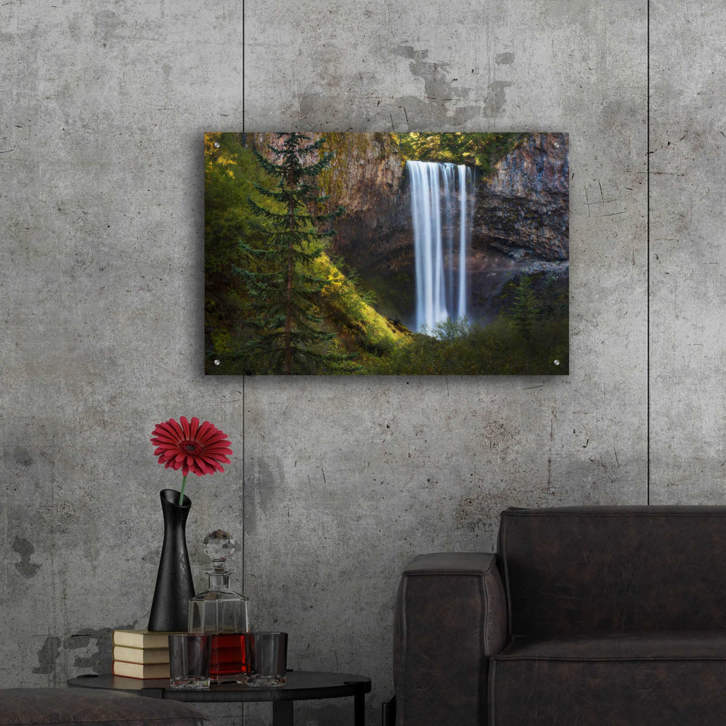 Epic Art 'Tamanawas falls' by Everlook Photography, Acrylic Glass Wall Art,36x24