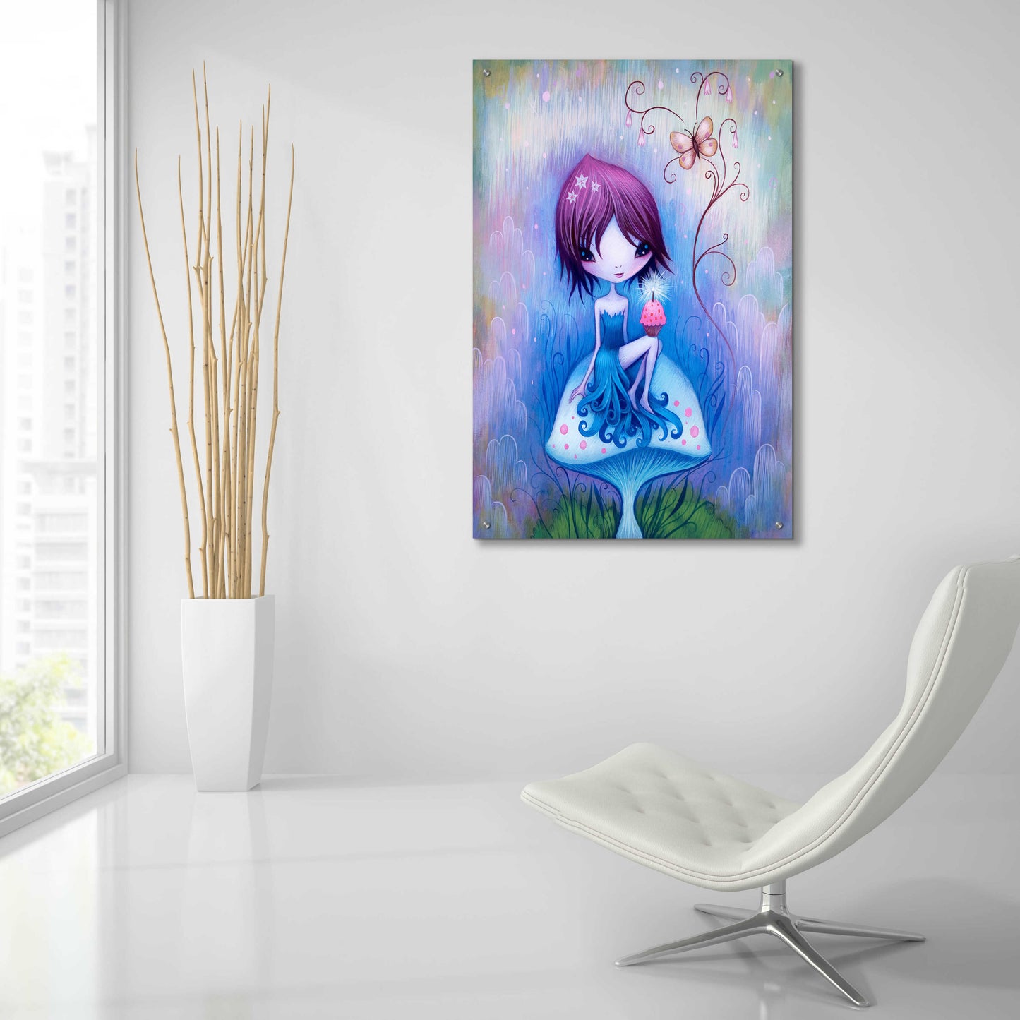Epic Art 'Party for One' by Jeremiah Ketner, Acrylic Glass Wall Art,24x36