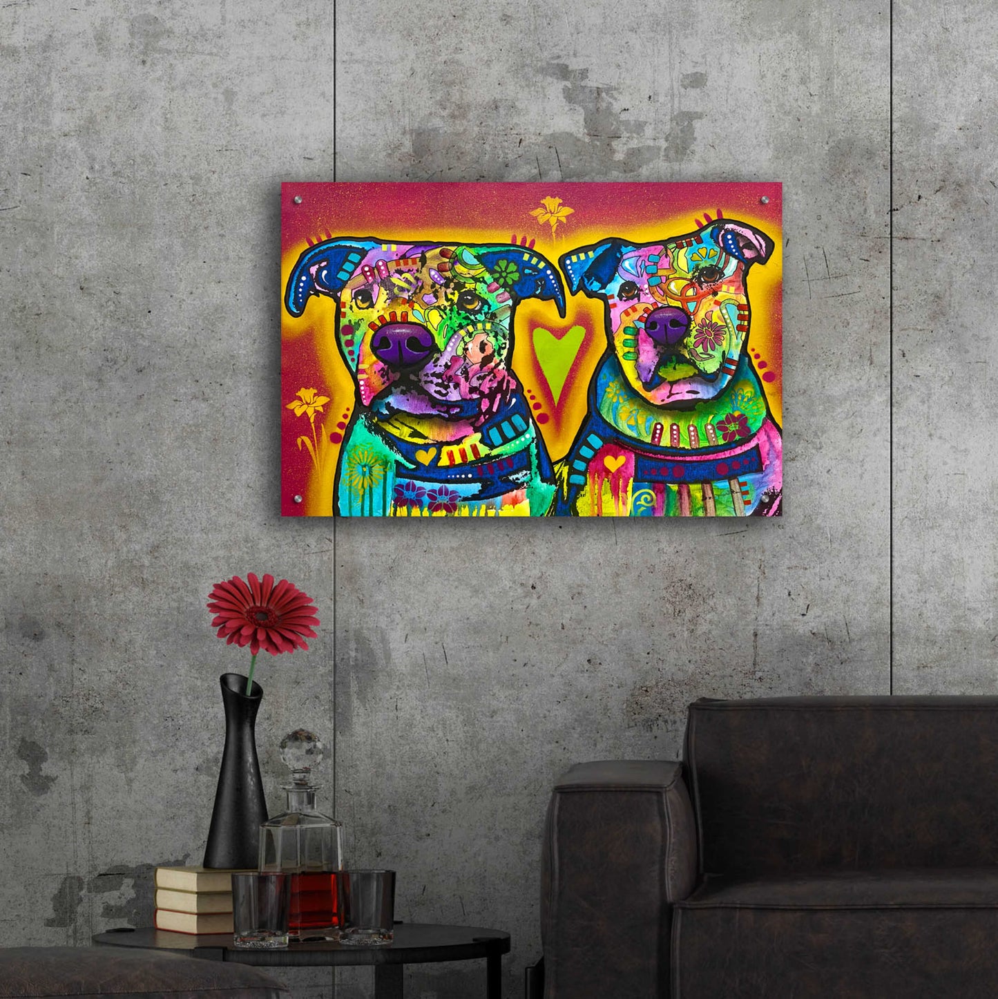Epic Art 'Team Doggo Is Ready' by Dean Russo, Acrylic Glass Wall Art,36x24