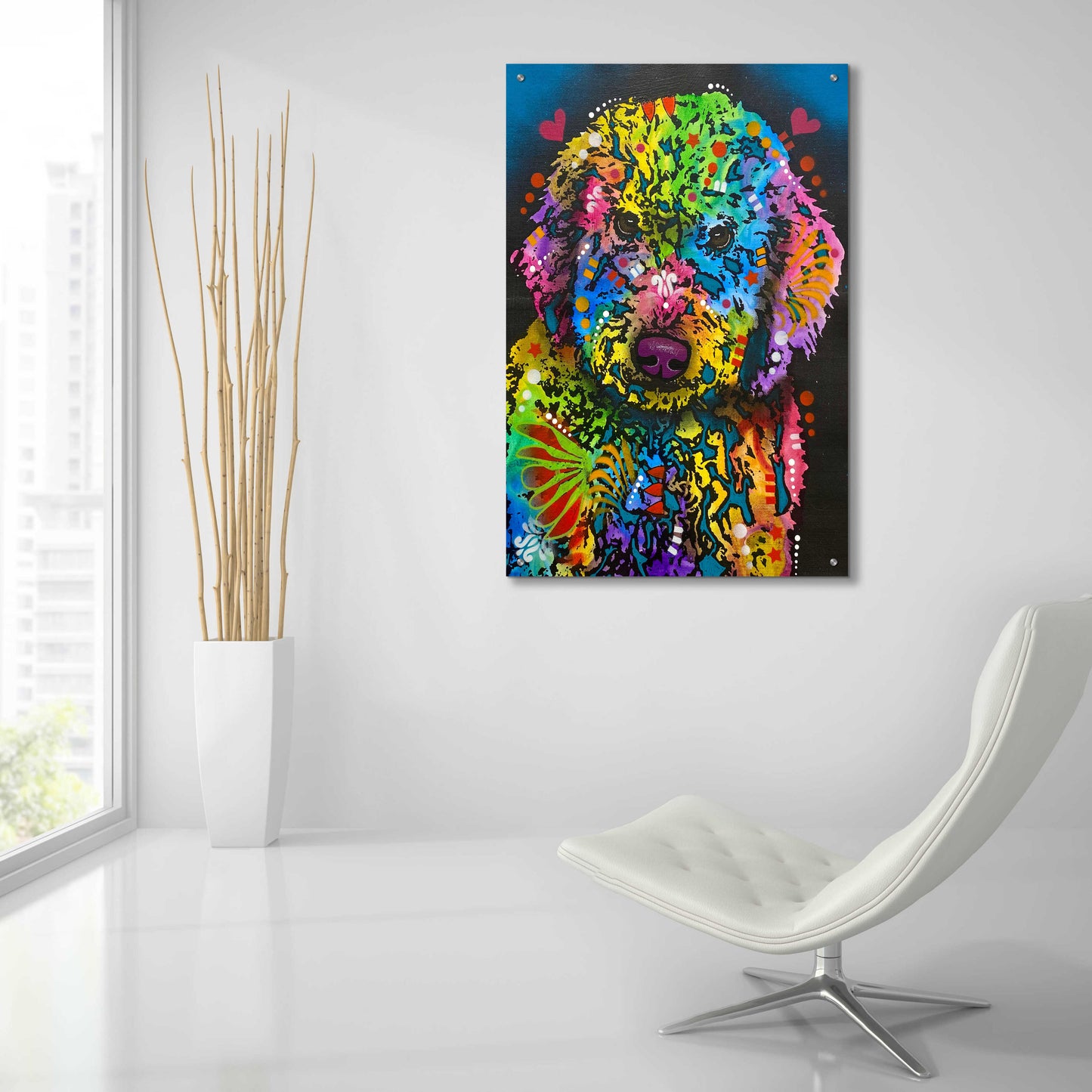 Epic Art 'I Am Here To Listen' by Dean Russo, Acrylic Glass Wall Art,24x36