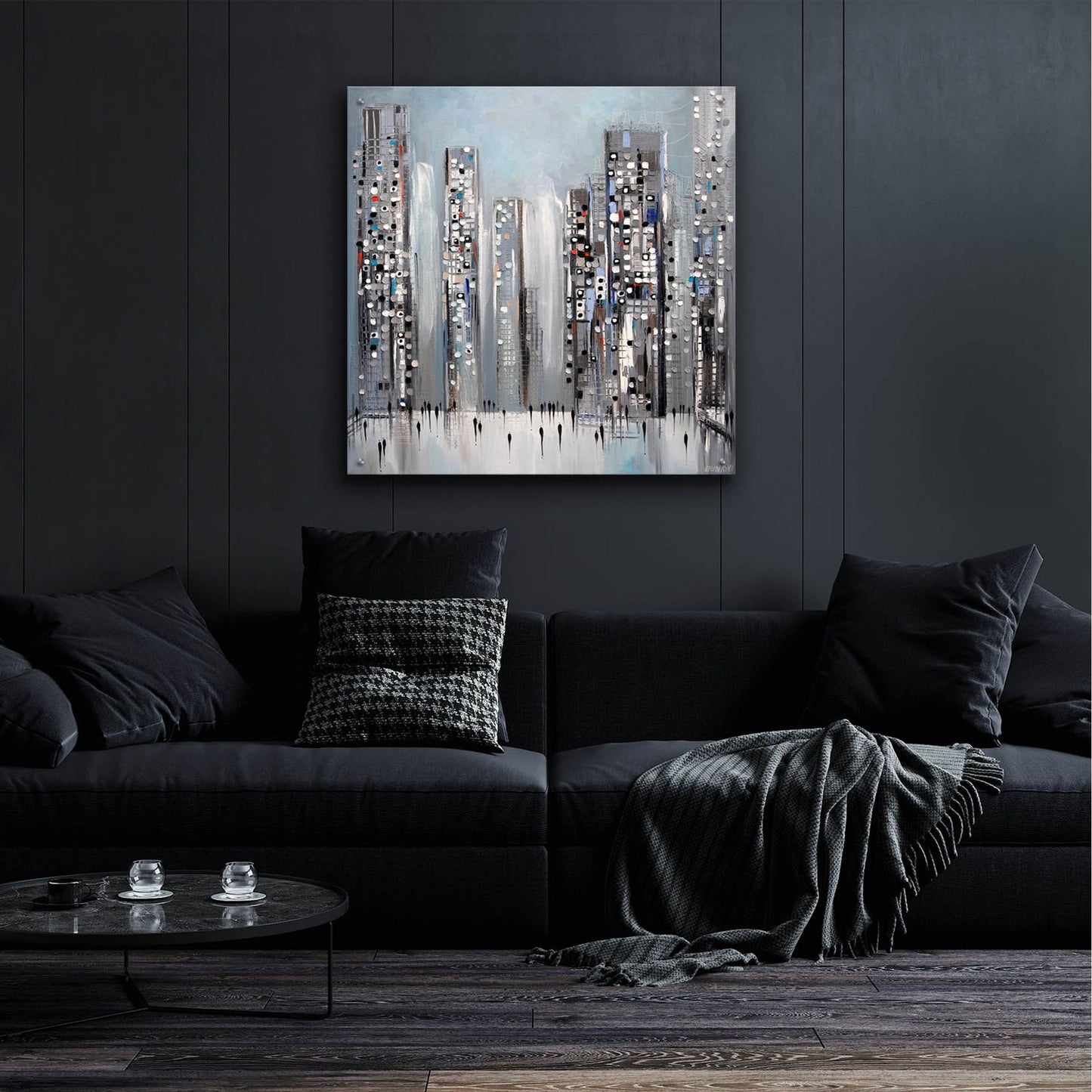 Epic Art 'Modern Life' by Ekaterina Ermilkina, Acrylic Glass Wall Art,36x36