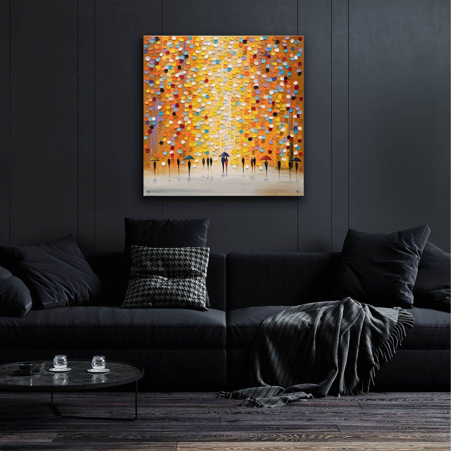 Epic Art 'Yesterday's Rain' by Ekaterina Ermilkina, Acrylic Glass Wall Art,36x36