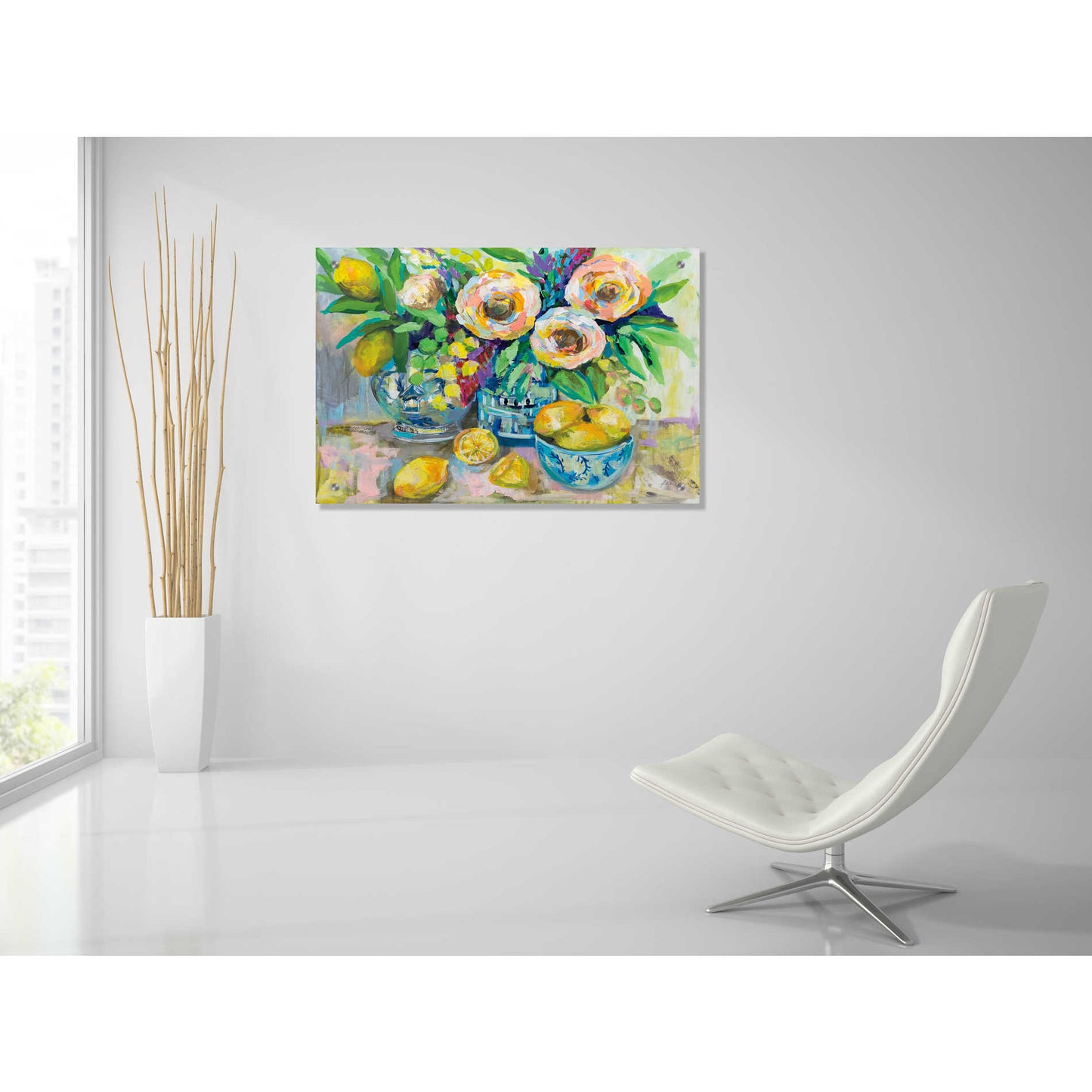 Epic Art 'Afternoon Lemonade' by Jeanette Vertentes, Acrylic Glass Wall Art,36x24