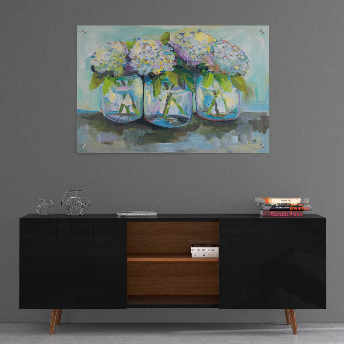 Epic Art 'In a Row' by Jeanette Vertentes, Acrylic Glass Wall Art,36x24