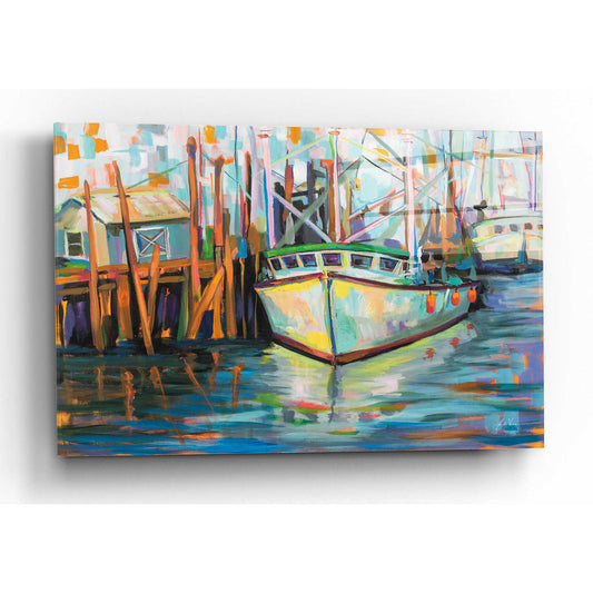 Epic Art 'At the Dock' by Jeanette Vertentes, Acrylic Glass Wall Art
