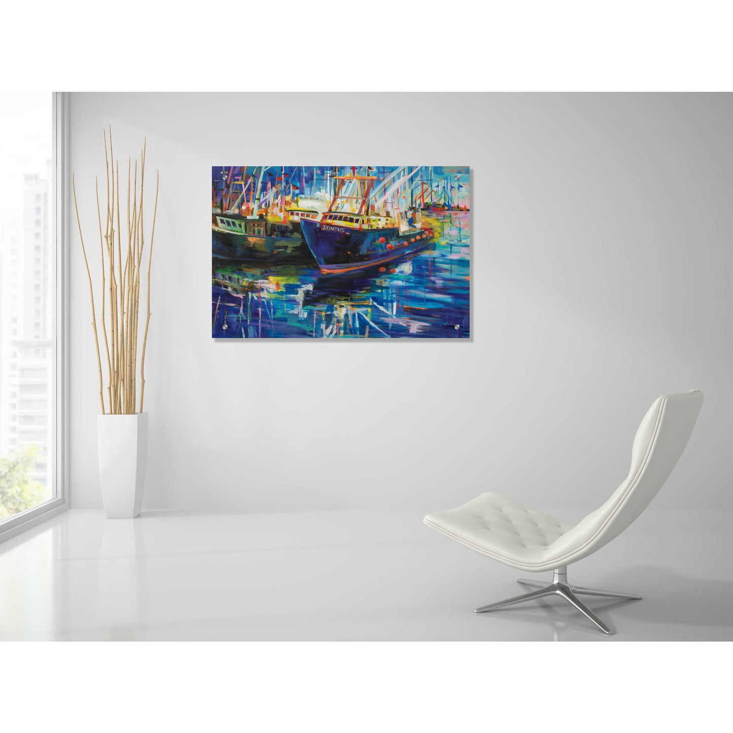 Epic Art 'In for the Night' by Jeanette Vertentes, Acrylic Glass Wall Art,36x24