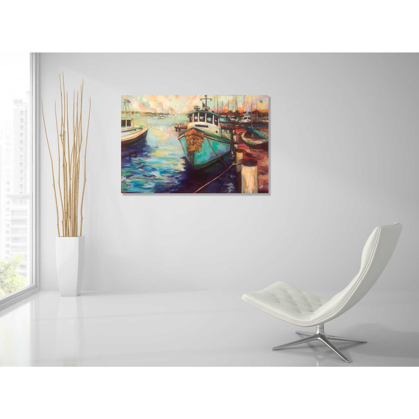 Epic Art 'At Fords' by Jeanette Vertentes, Acrylic Glass Wall Art,36x24