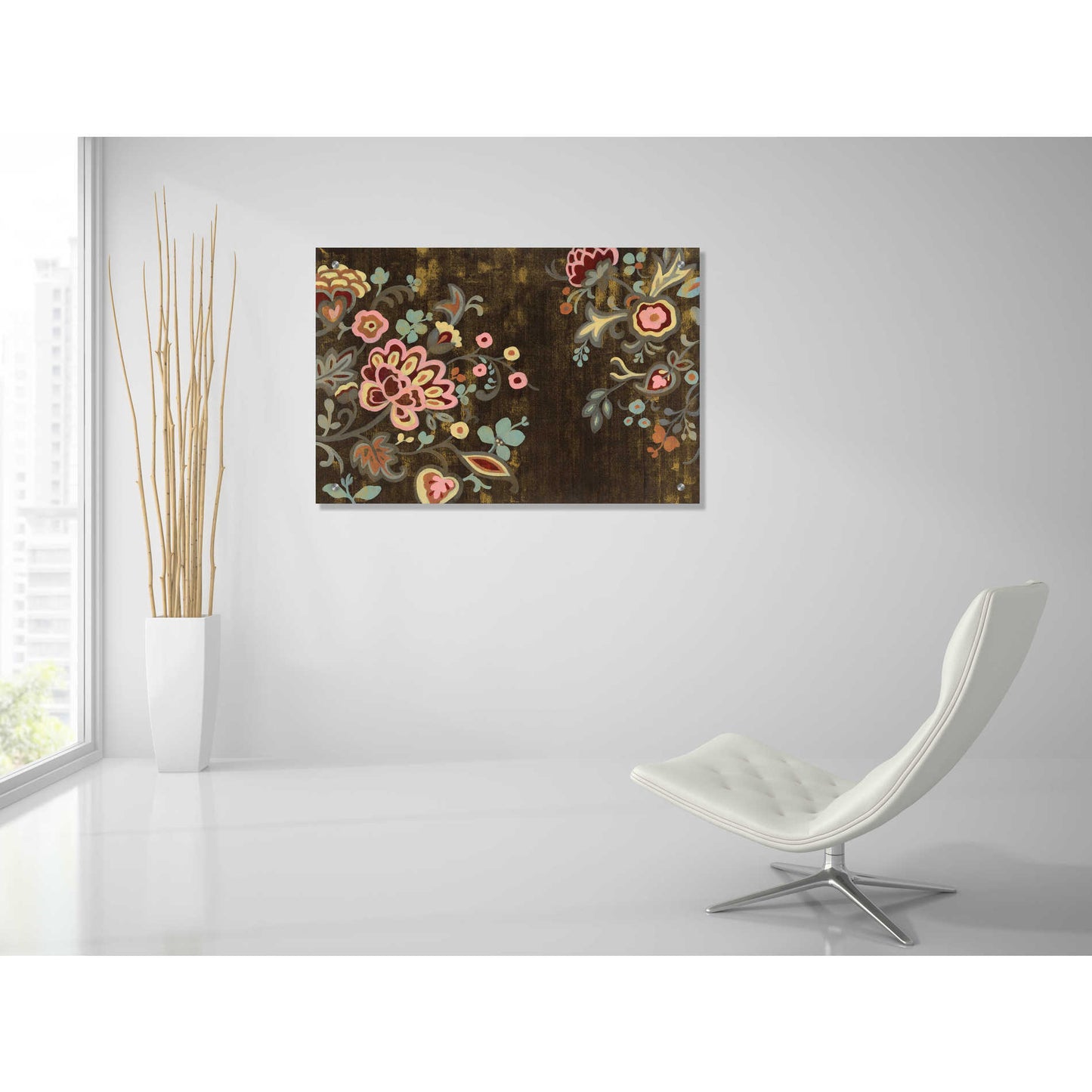 Epic Art 'Decorative Paisley' by Silvia Vassileva, Acrylic Glass Wall Art,36x24