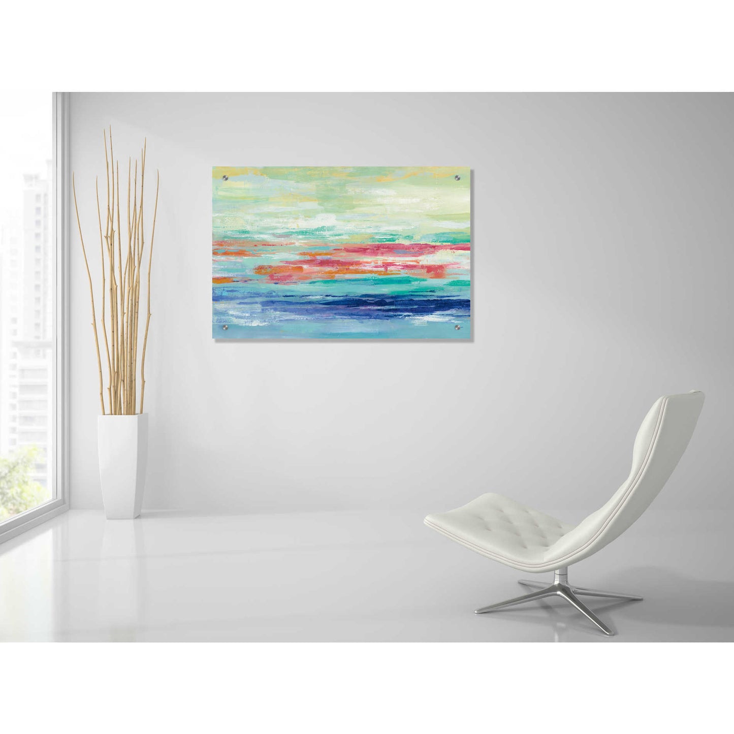 Epic Art 'California Surf' by Silvia Vassileva, Acrylic Glass Wall Art,36x24
