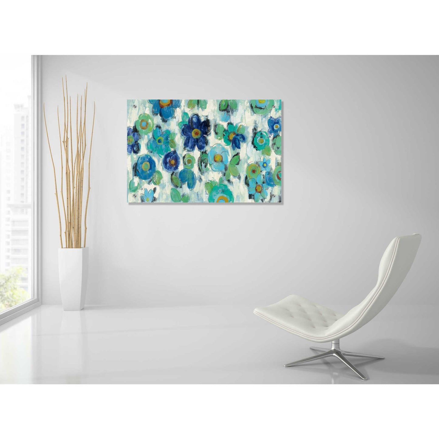 Epic Art 'Blue Eyes I' by Silvia Vassileva, Acrylic Glass Wall Art,36x24