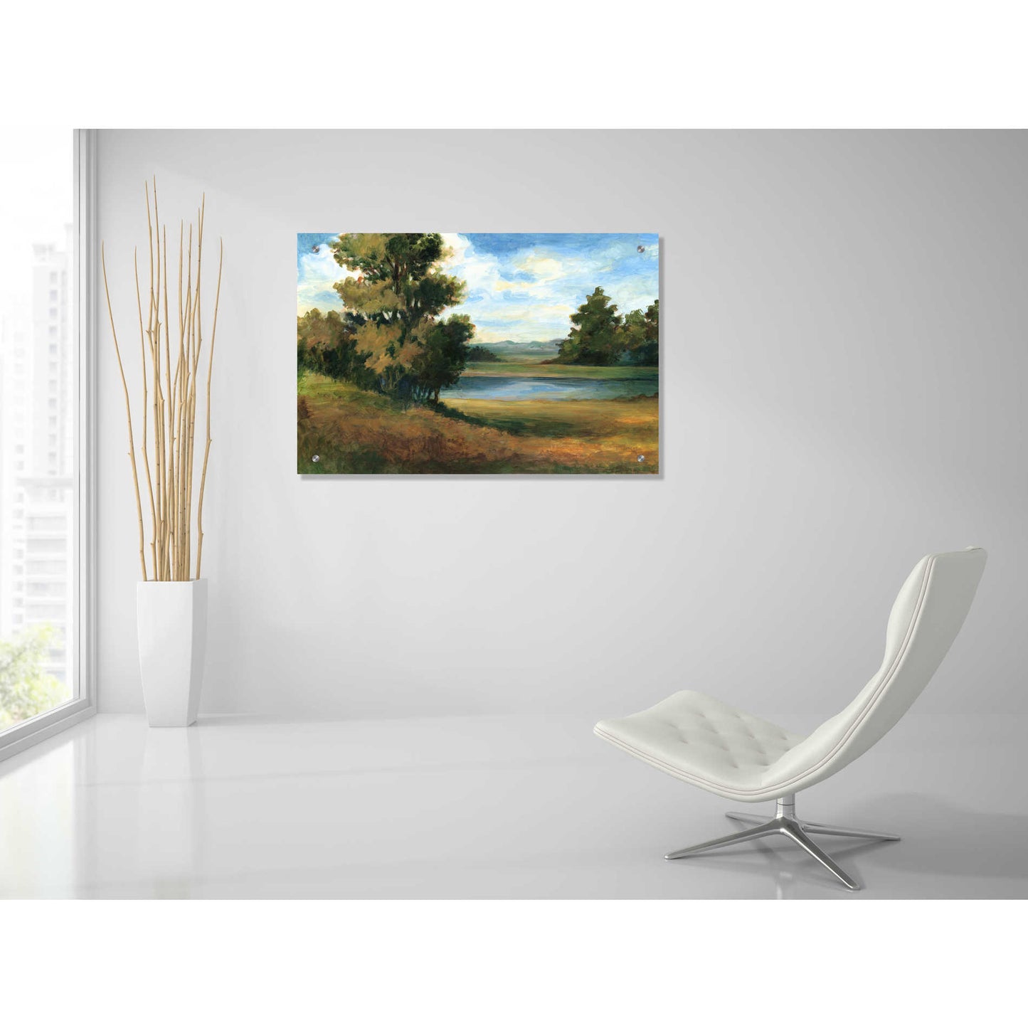 Epic Art 'Auburn Meadow' by Ethan Harper, Acrylic Glass Wall Art,36x24