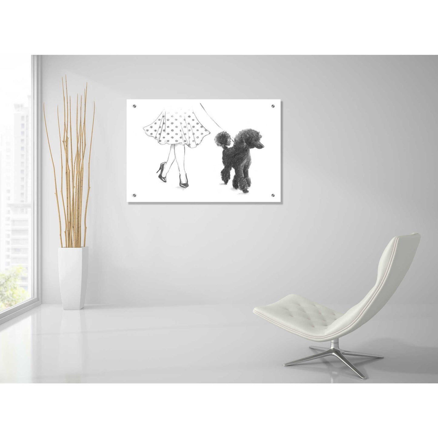 Epic Art 'Perfect Companion III' by Ethan Harper, Acrylic Glass Wall Art,36x24