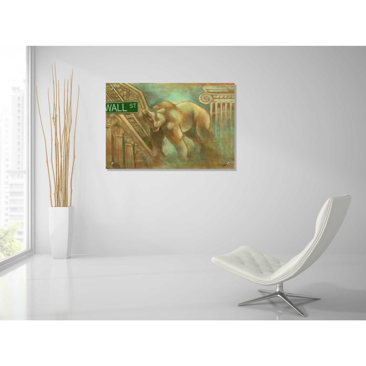 Epic Art 'Bear Market' by Ethan Harper, Acrylic Glass Wall Art,36x24