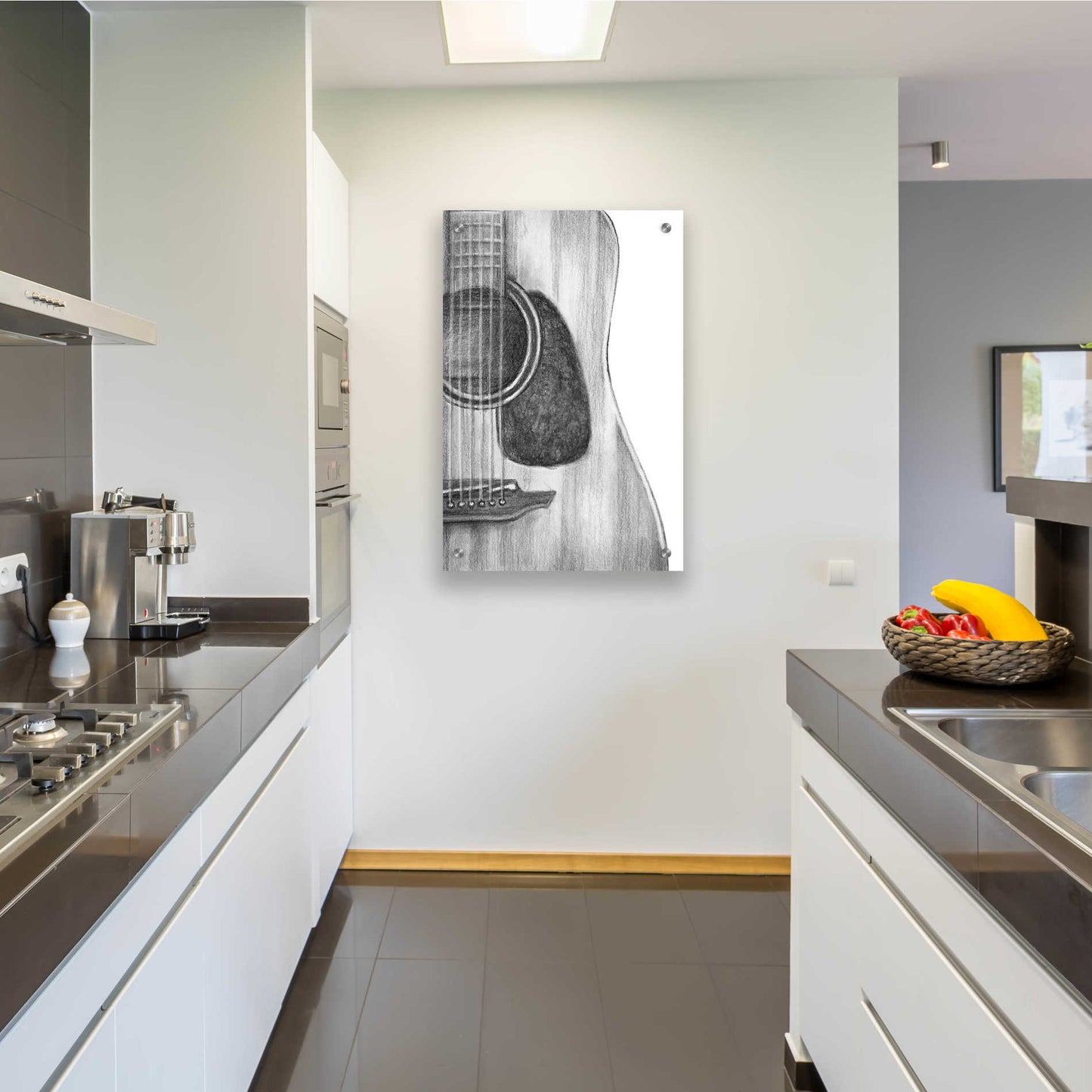 Epic Art 'Stringed Instrument Study III' by Ethan Harper, Acrylic Glass Wall Art,24x36