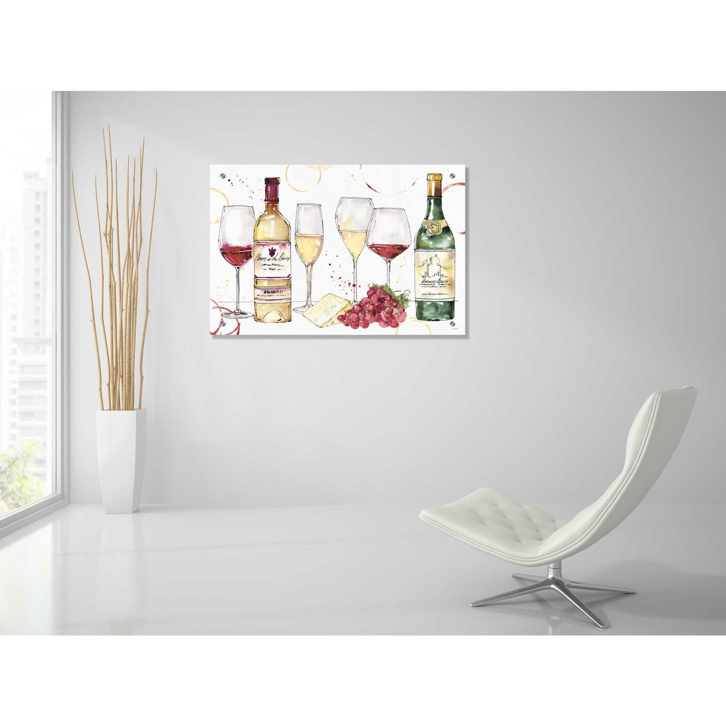 Epic Art 'Oaked and Aged I' by Ann Tavoletti, Acrylic Glass Wall Art,36x24