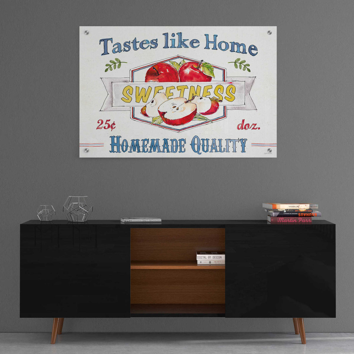 Epic Art 'Fruit Stand I' by Ann Tavoletti, Acrylic Glass Wall Art,36x24