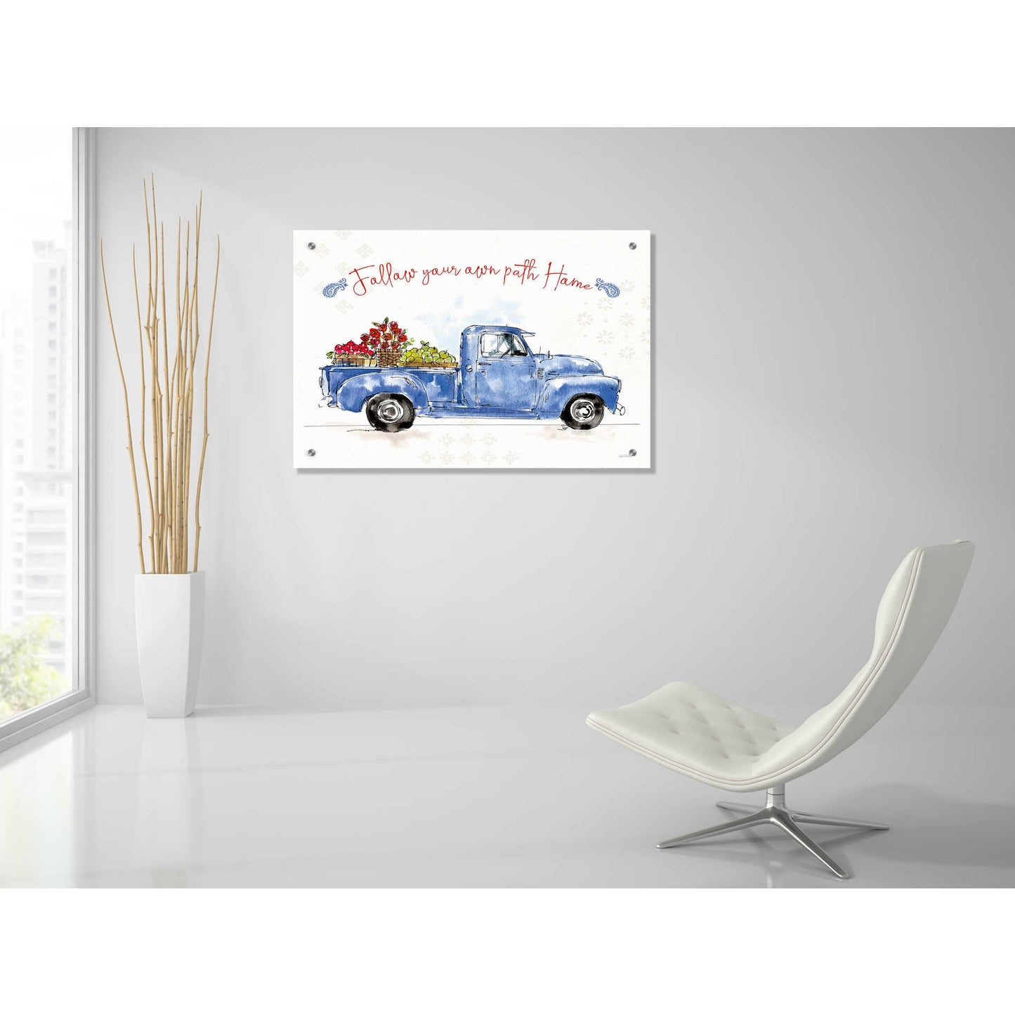 Epic Art 'Americana Mood VIII' by Ann Tavoletti, Acrylic Glass Wall Art,36x24