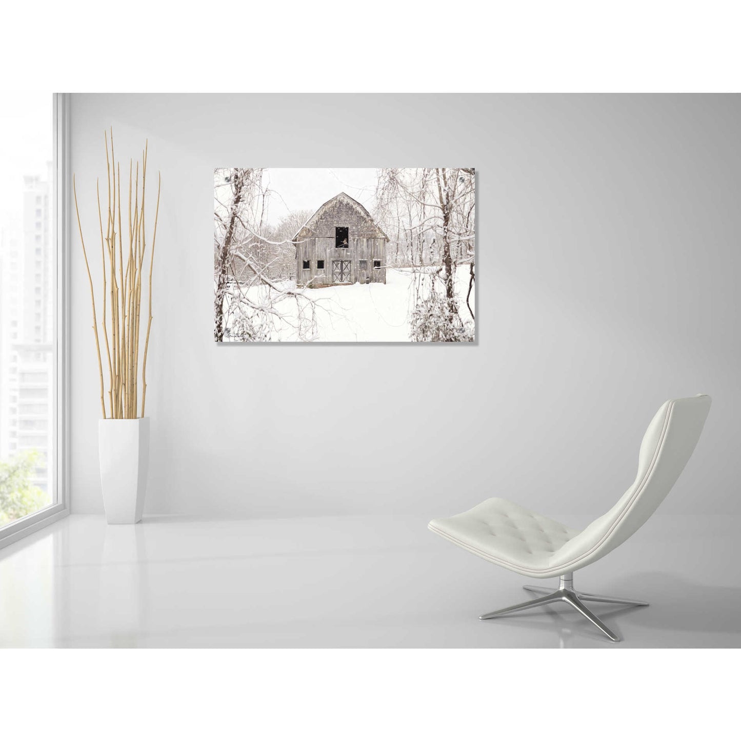 Epic Art 'The New Tenant' by Lori Deiter, Acrylic Glass Wall Art,36x24