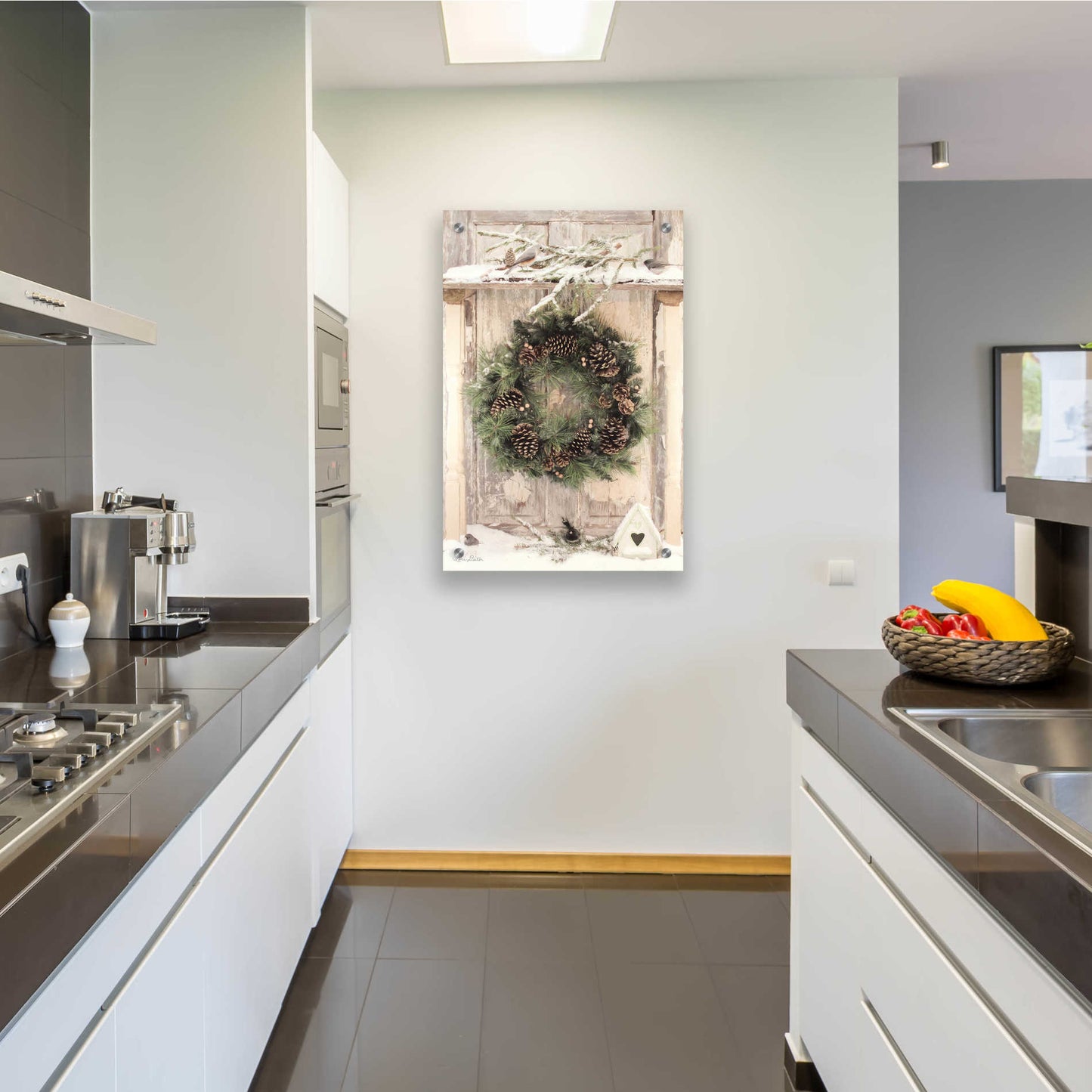 Epic Art 'Feeding Station I' by Lori Deiter, Acrylic Glass Wall Art,24x36