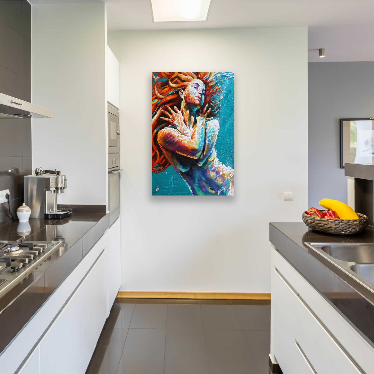 Epic Art 'Angie' by Colin John Staples, Acrylic Glass Wall Art,24x36