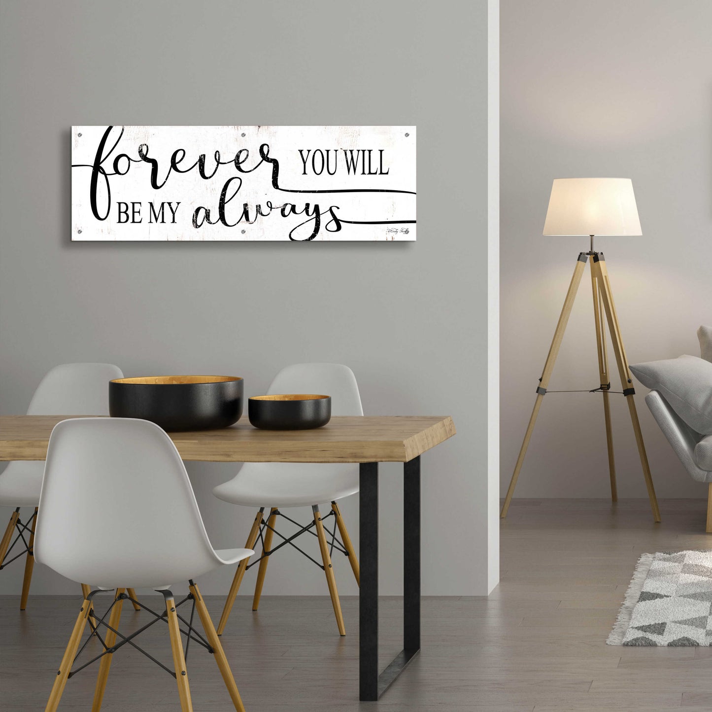 Epic Art 'You Will Be' by Cindy Jacobs, Acrylic Glass Wall Art,48x16