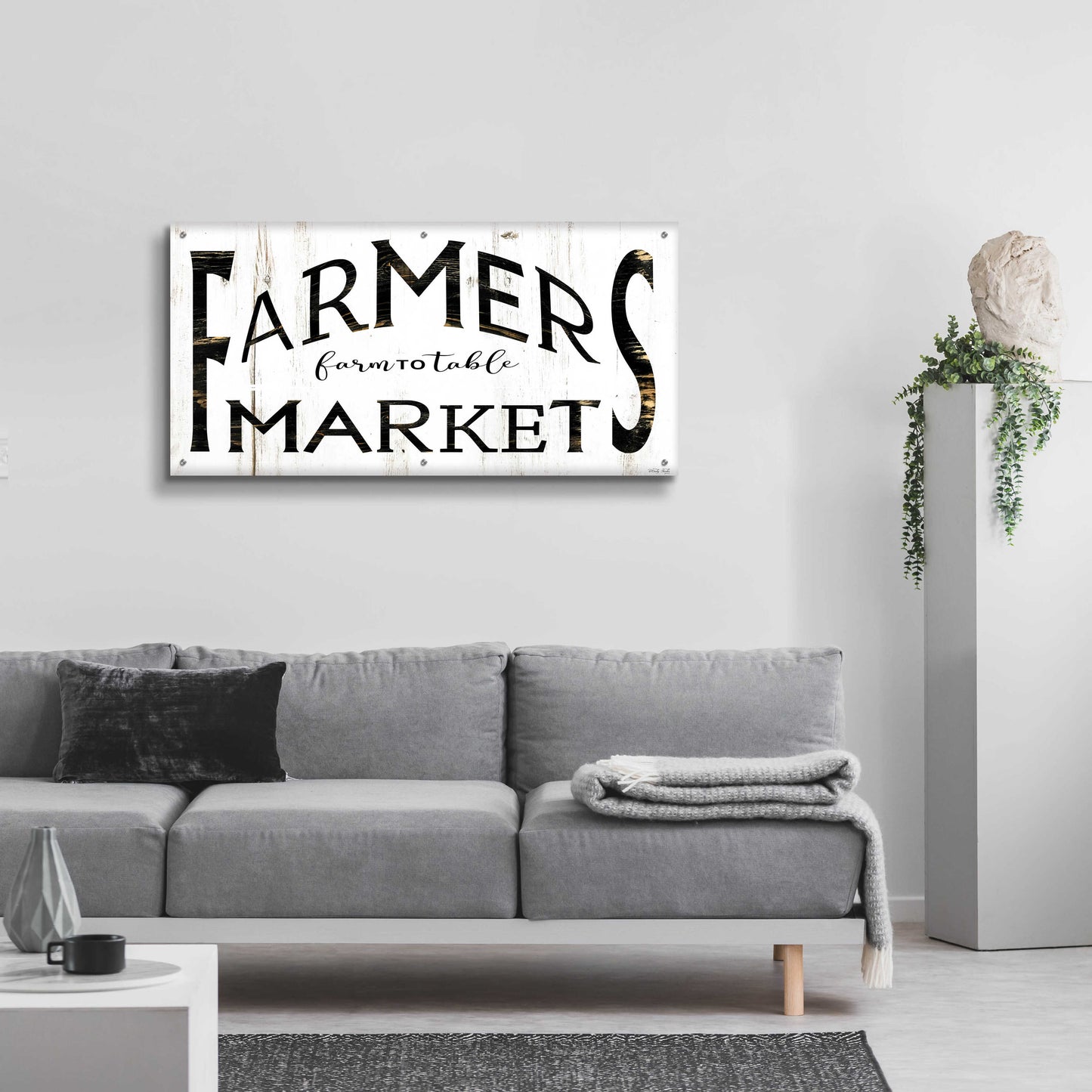 Epic Art 'Farmer's Market I' by Cindy Jacobs, Acrylic Glass Wall Art,48x24