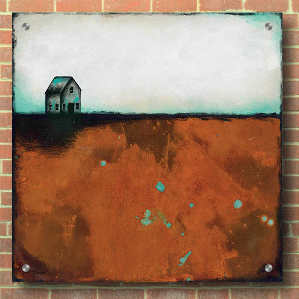 Epic Art 'Country Solace' by Britt Hallowell, Acrylic Glass Wall Art,36x36