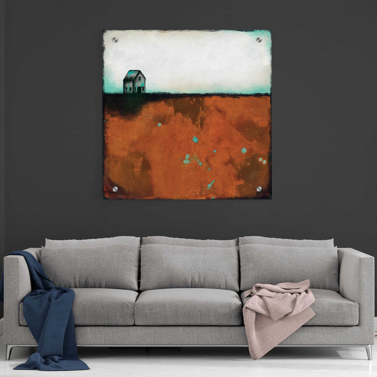 Epic Art 'Country Solace' by Britt Hallowell, Acrylic Glass Wall Art,36x36