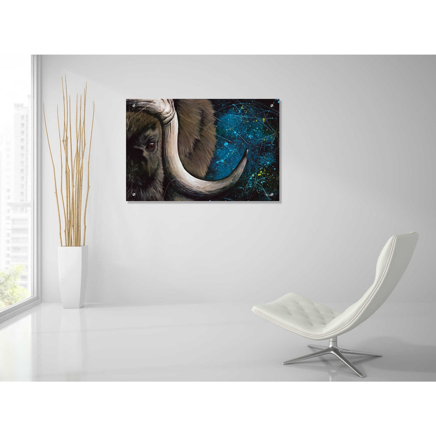 Epic Art 'The Guardian' by Britt Hallowell, Acrylic Glass Wall Art,36x24