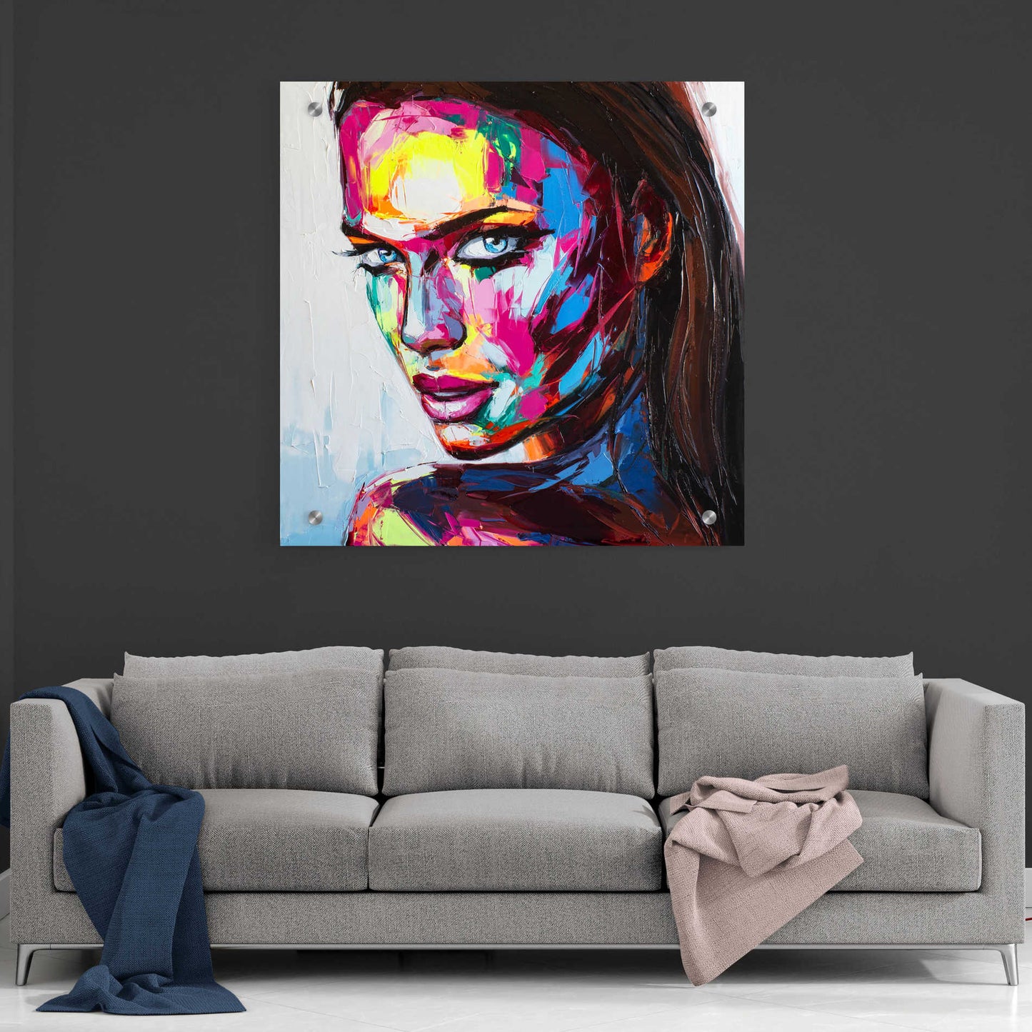 Epic Art 'Turn Loose,' Acrylic Glass Wall Art,36x36