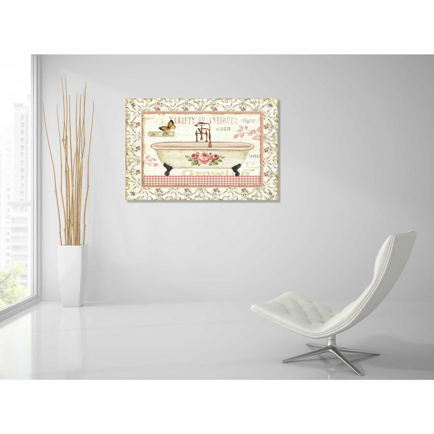 Epic Art 'Rose Garden III' by Lisa Audit, Acrylic Glass Wall Art,36x24