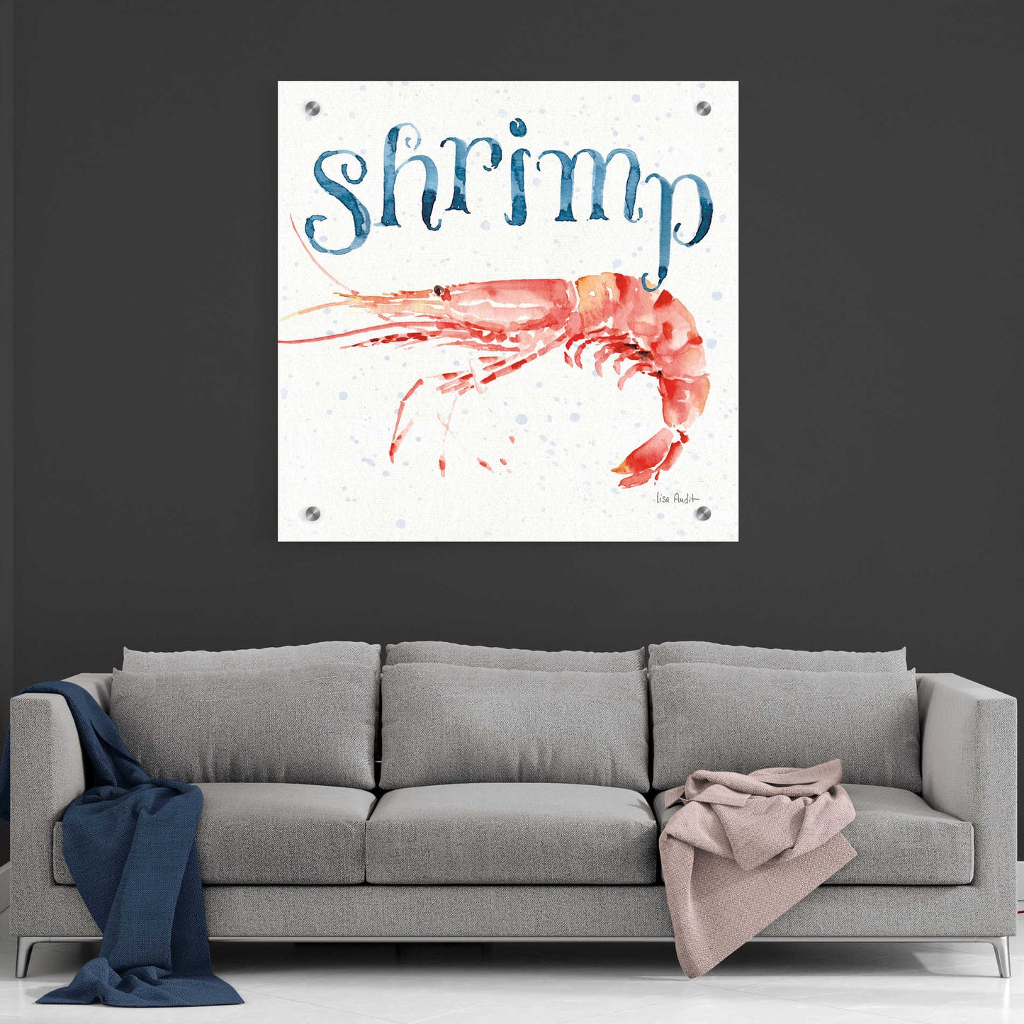 Epic Art 'Beach House Kitchen IV' by Lisa Audit, Acrylic Glass Wall Art,36x36