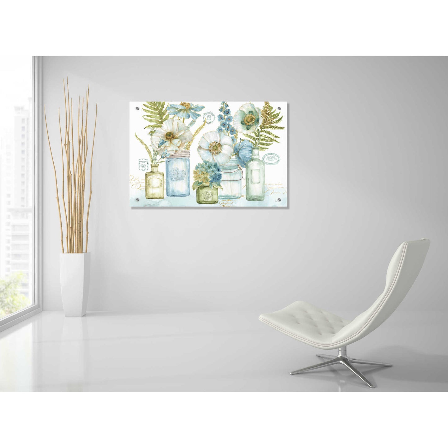 Epic Art 'My Greenhouse Bouquet I,' by Lisa Audit, Acrylic Glass Wall Art,36x24