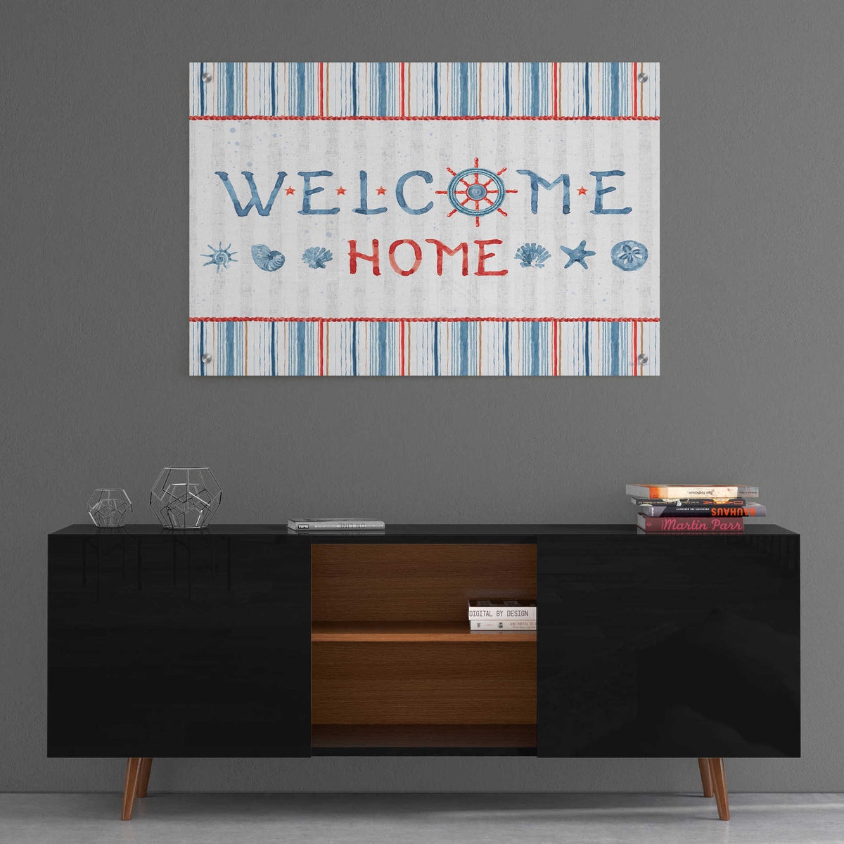 Epic Art 'Nautical Life XII v2' by Lisa Audit, Acrylic Glass Wall Art,36x24