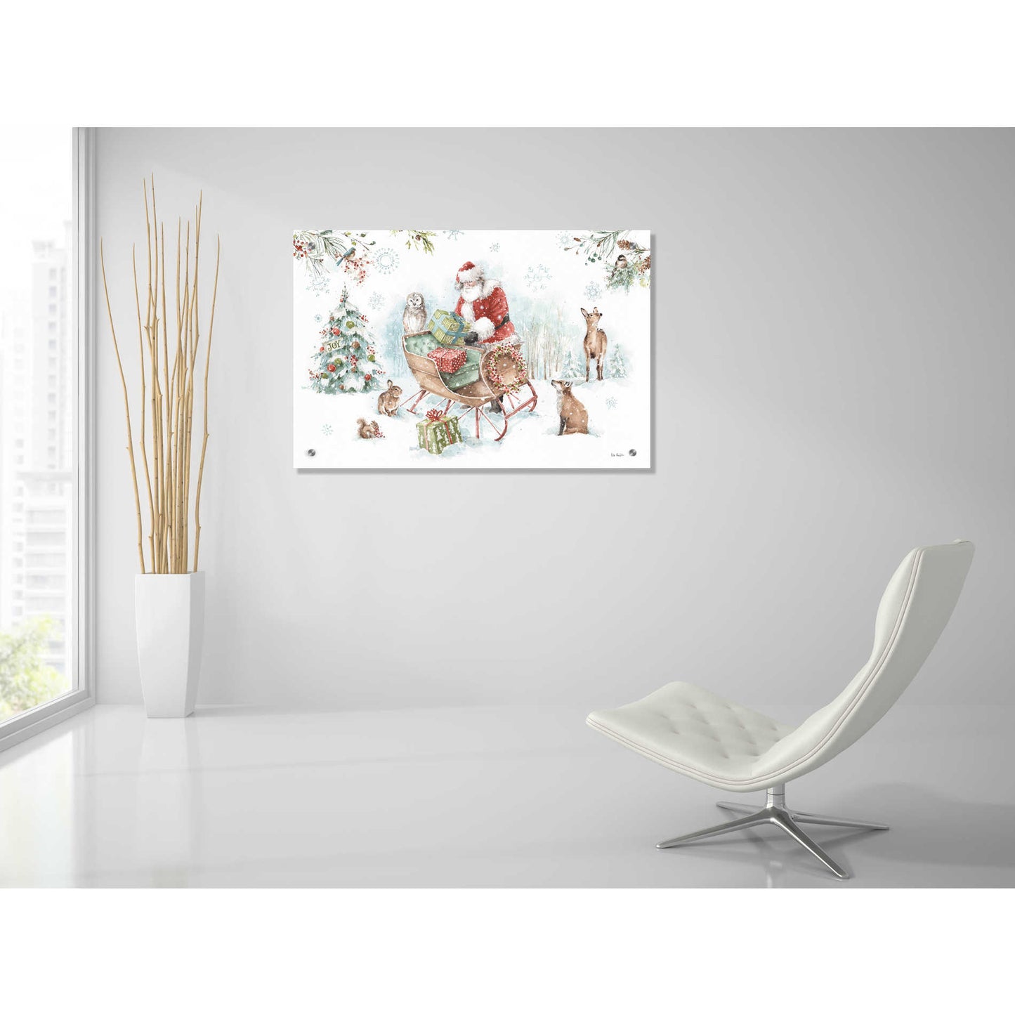 Epic Art 'Magical Holidays I' by Lisa Audit, Acrylic Glass Wall Art,36x24