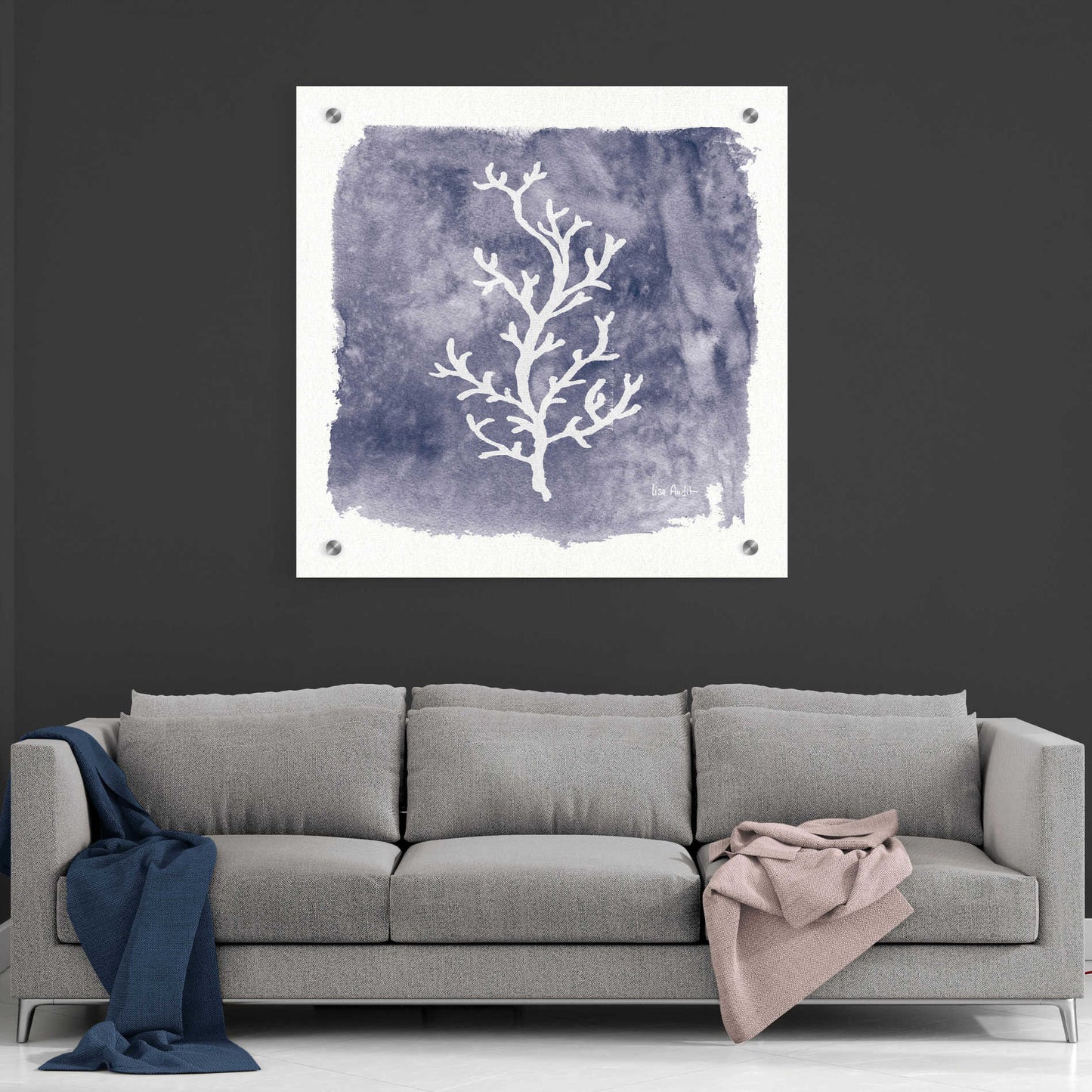 Epic Art 'Water Coral Cove IV' by Lisa Audit, Acrylic Glass Wall Art,36x36