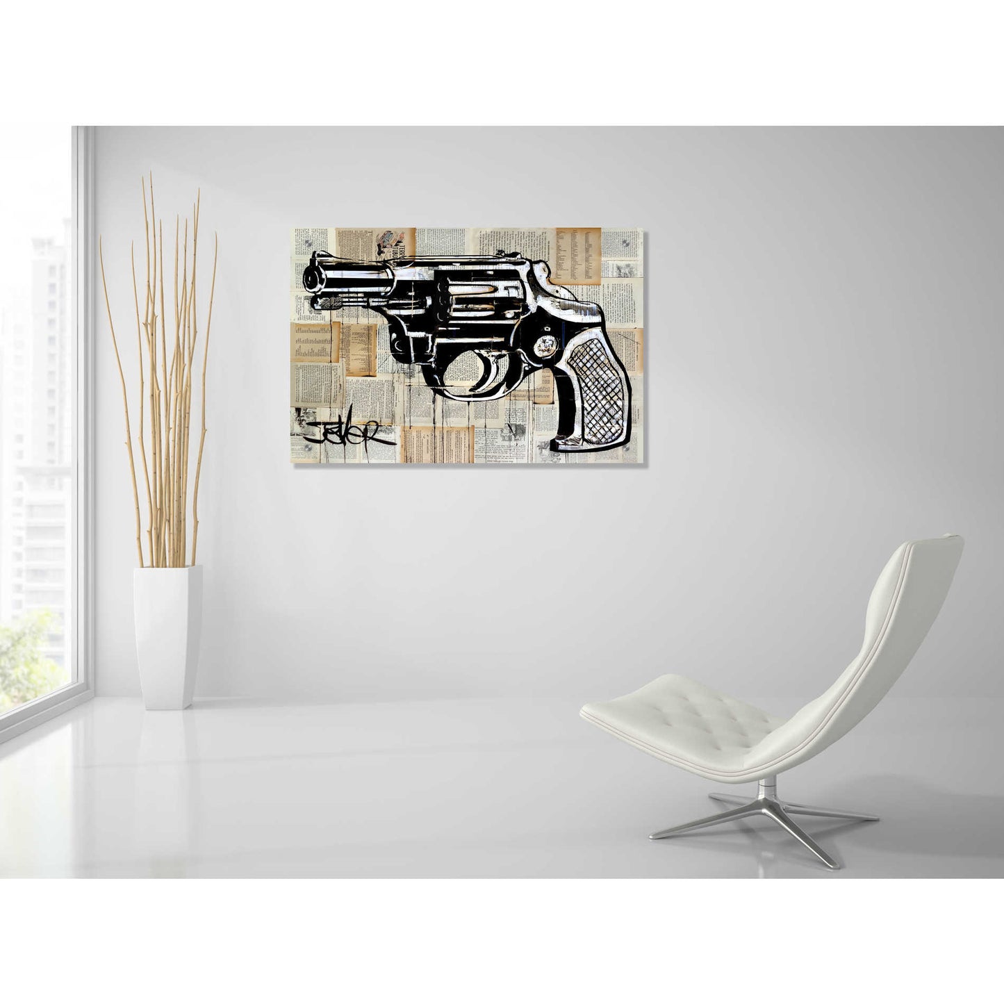 Epic Art 'Saturday Night' by Loui Jover Acrylic Glass Wall Art,36x24